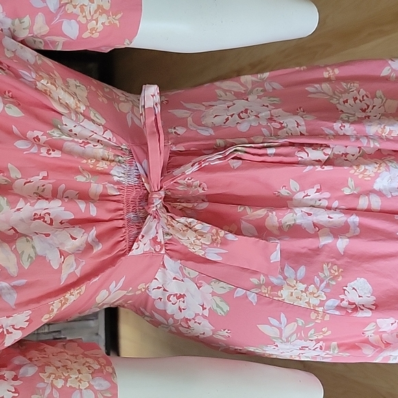 Vintage Laura Ashley Floral Print Cotton Dress - Picture 10 of 16